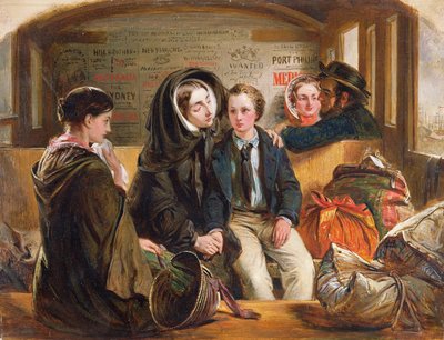 Second Class - The Parting Thus Part We Rich in Sorrow, Parting Poor by Abraham Solomon